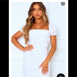 White Fox Boutique white mini dress